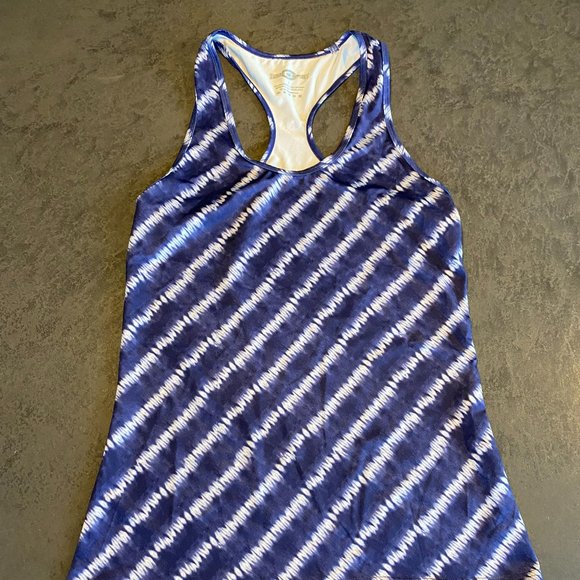 Inner Spirit Tye Dye Blue Tank Top Size L - Picture 2 of 7